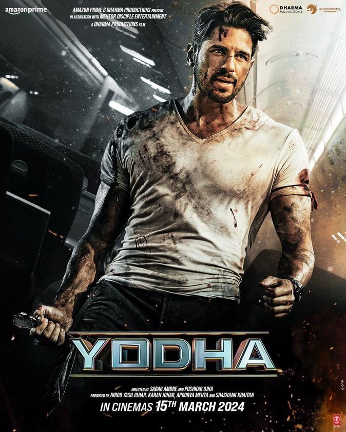 Yodha 2024 izle, hint filmi posteri